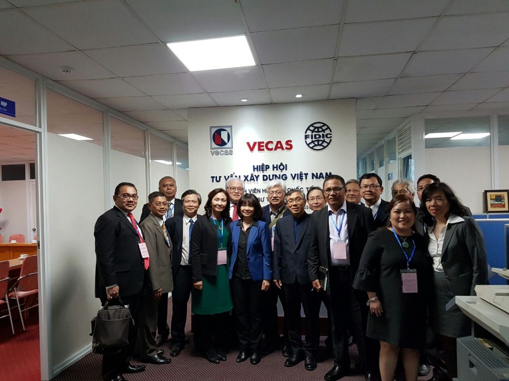 Ban lãnh đạo FACE thăm VECAS chiều 03.3.2017
